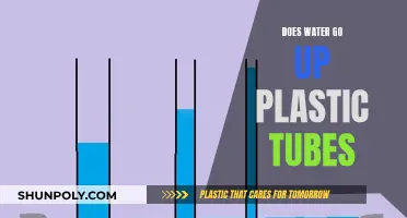 How Water Climbs Plastic Tubes