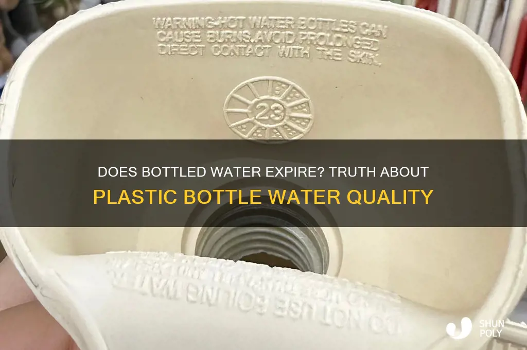 does water in a plastic bottle go bad