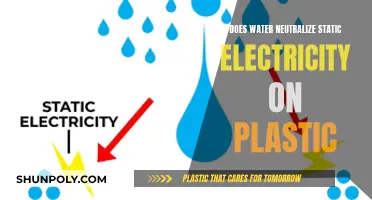 How Water Neutralizes Static Electricity on Plastic
