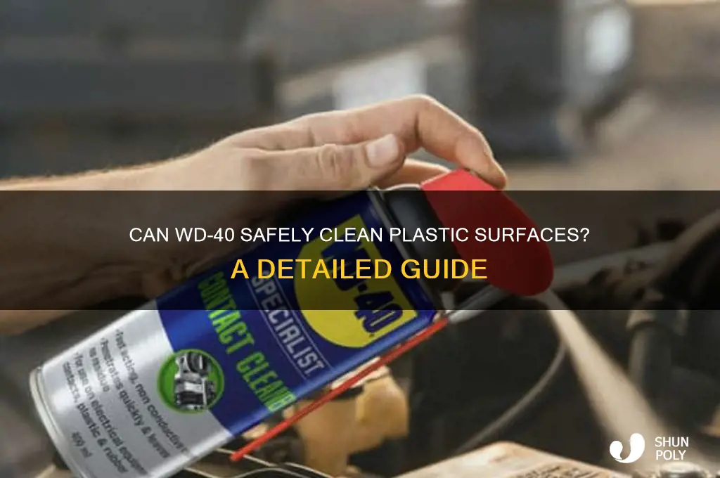 does wd 40 clean plastic