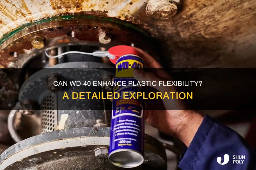 does wd 40 makes plastic more bendable