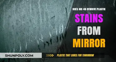 WD-40 for Plastic Stains: Effective Mirror Cleaning Solution?