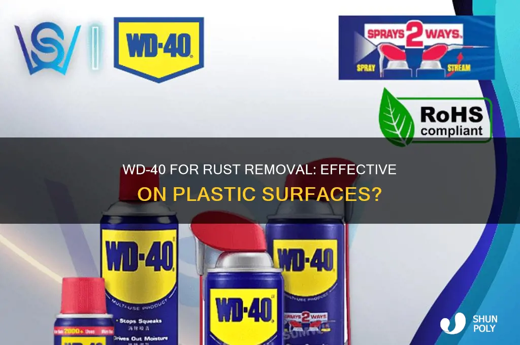 does wd-40 remove rust from plastic