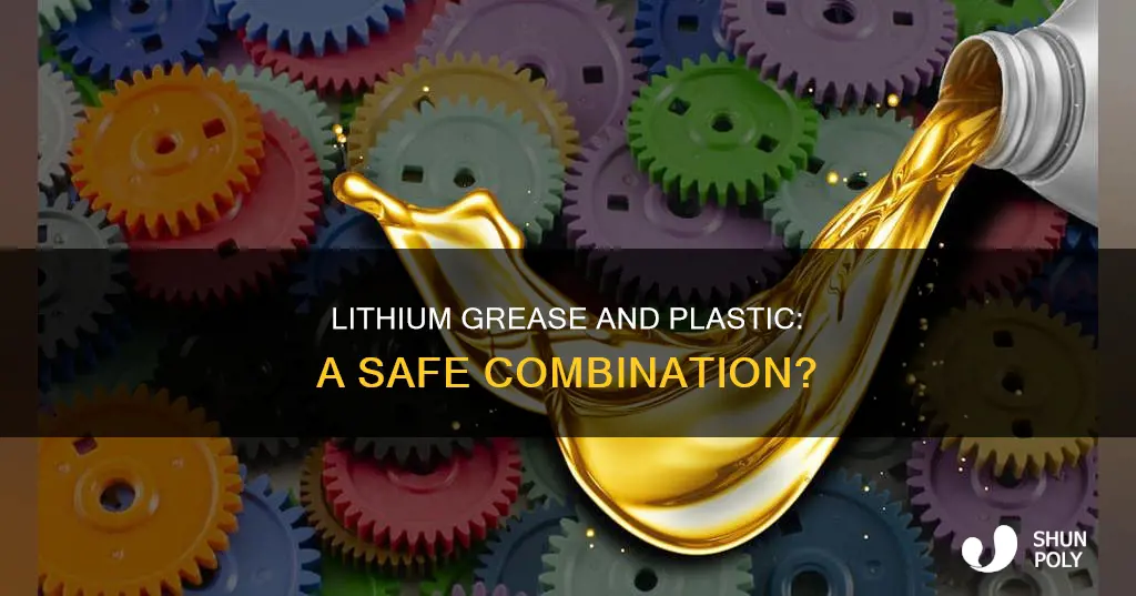 does white lithium grease attack plastic