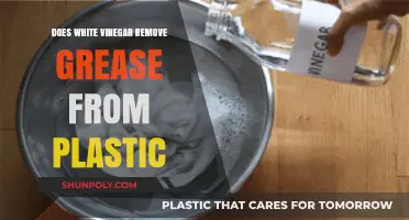 White Vinegar's Power: Removing Grease from Plastic Surfaces Effectively