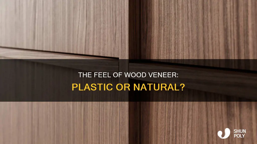 does wood veneer feel like plastic