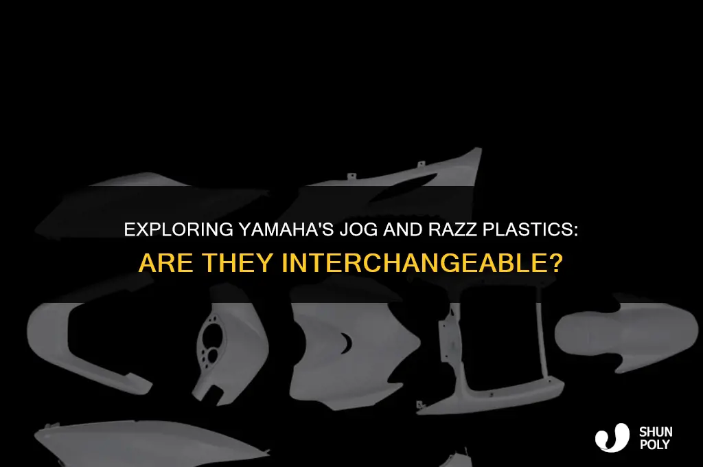 does yamaha jog and razz plastic the same
