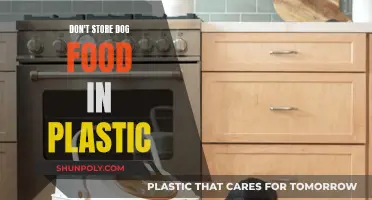 Plastic Containers: Unsafe for Dog Food Storage