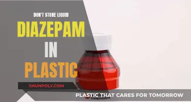 Avoid Plastic: Diazepam Storage Safety