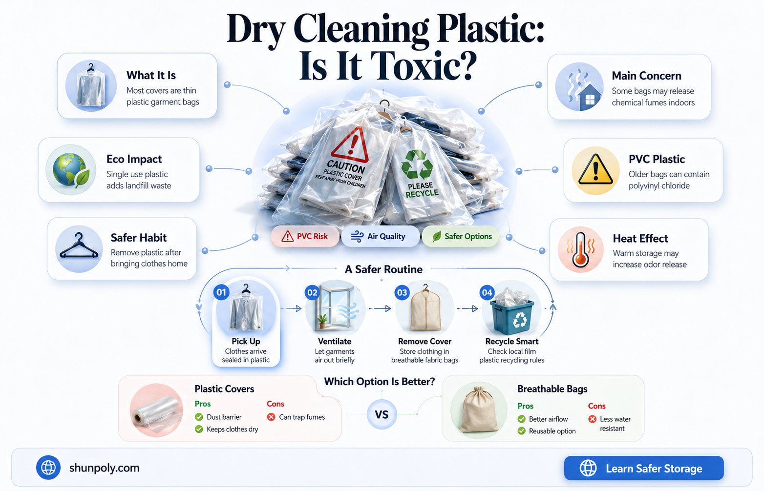 are plastic from the dry cleaners toxic