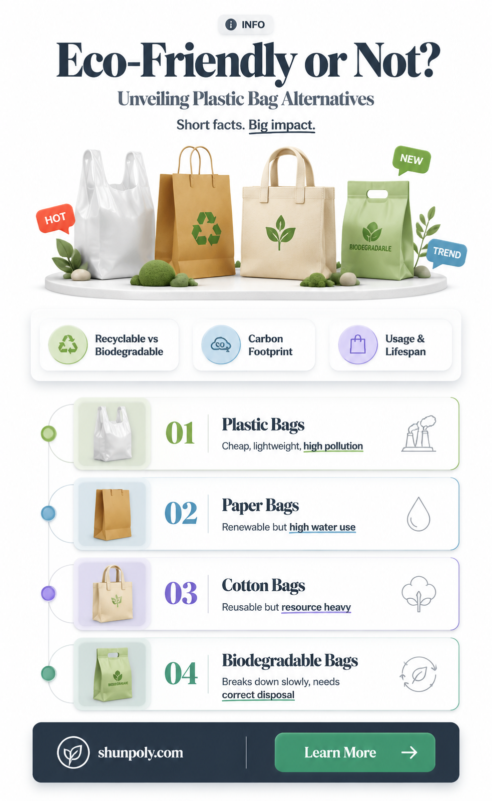 are plastic bag alternatives really better for you