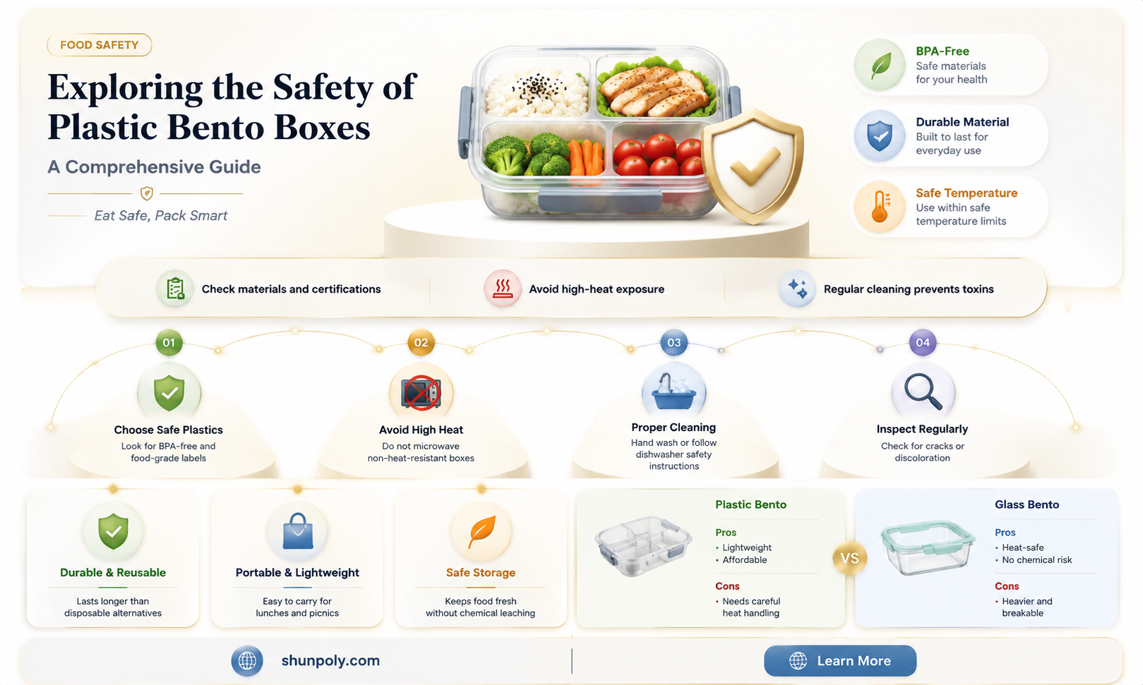 are plastic bento boxes safe