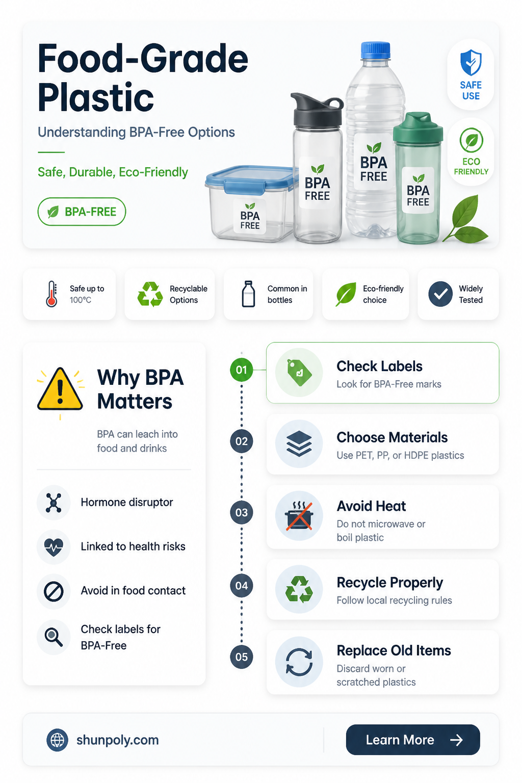 are food grade plastic bpa free