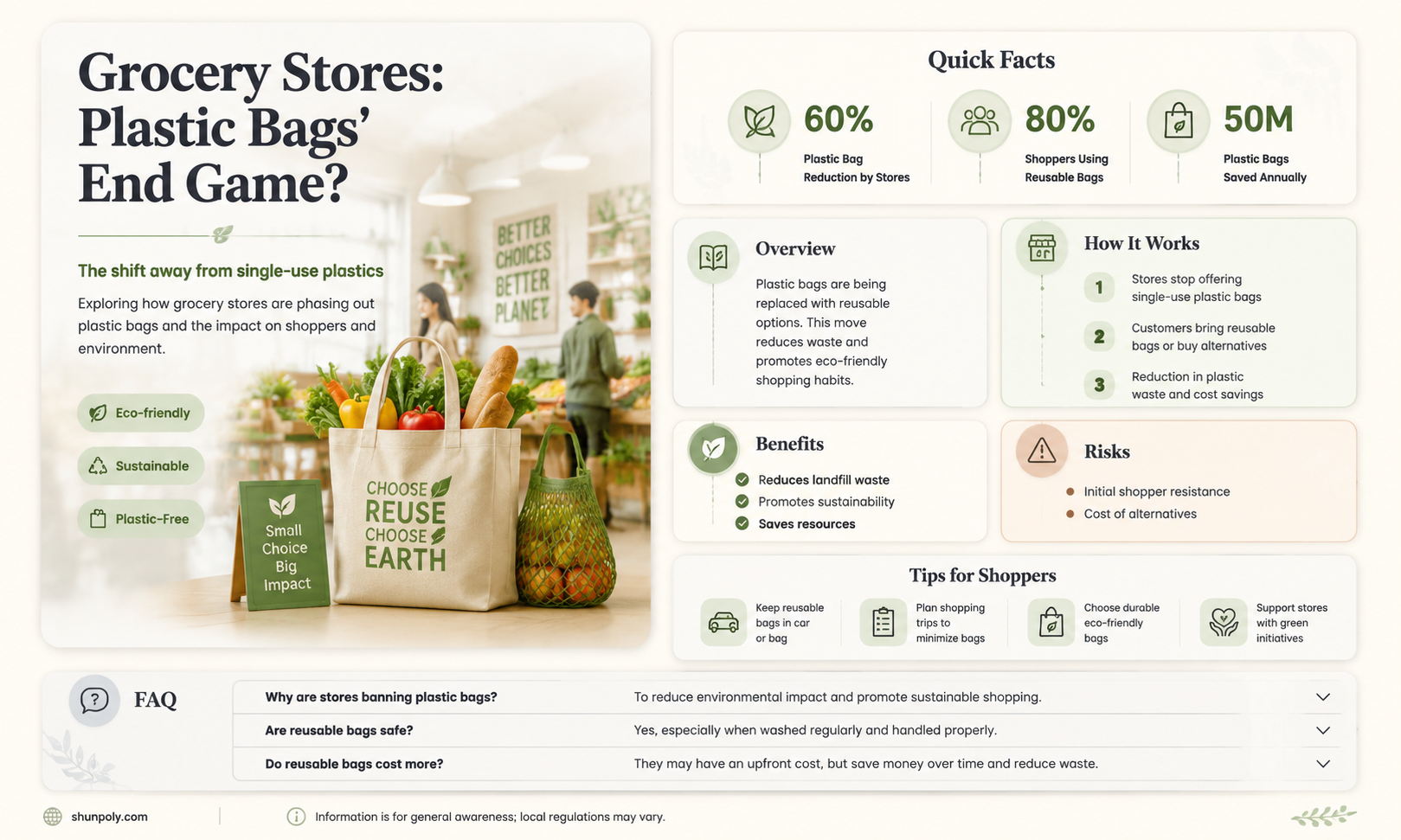 are grocery stores doing away with plastic bags