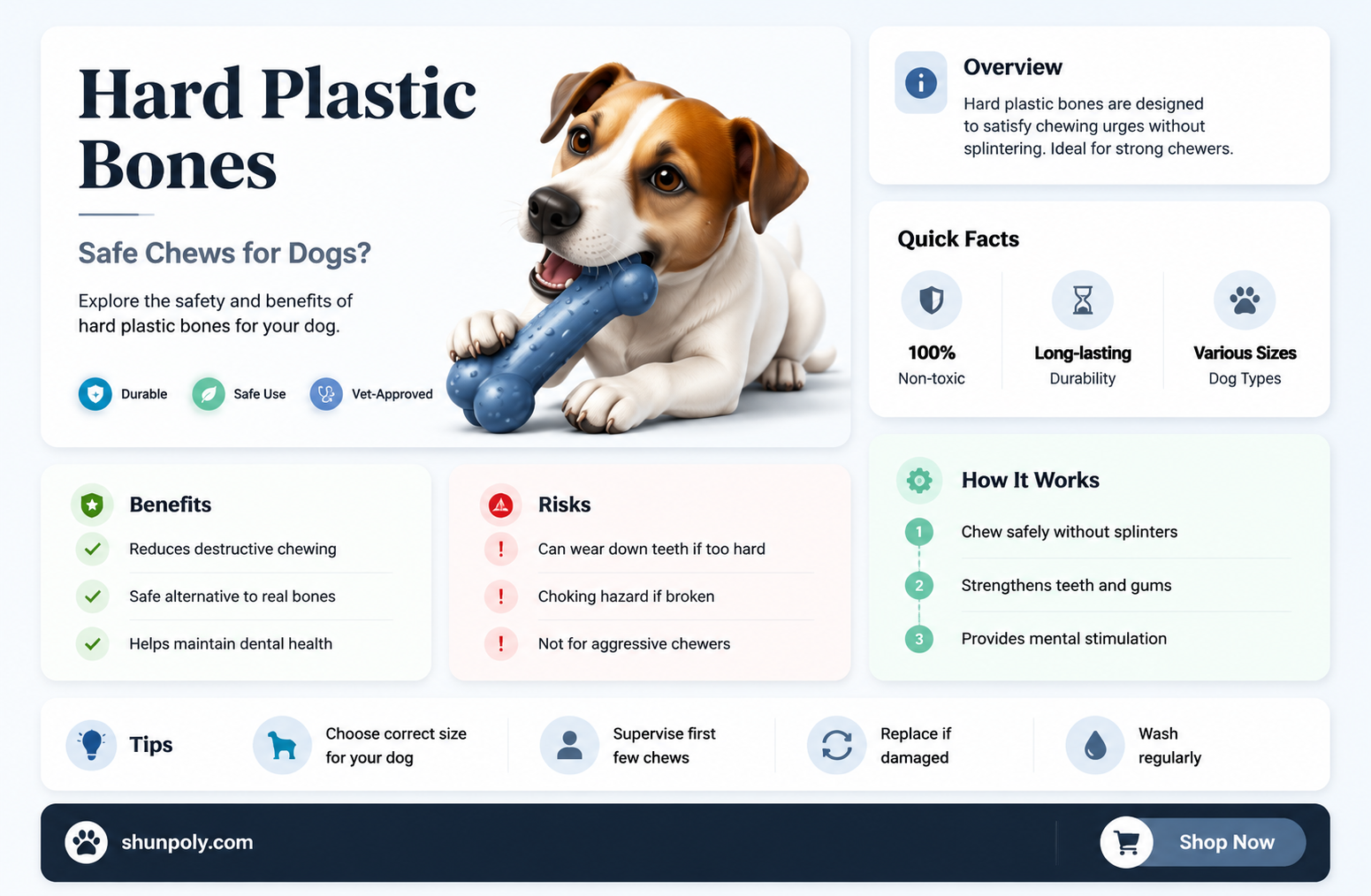 are hard plastic bones good for dogs
