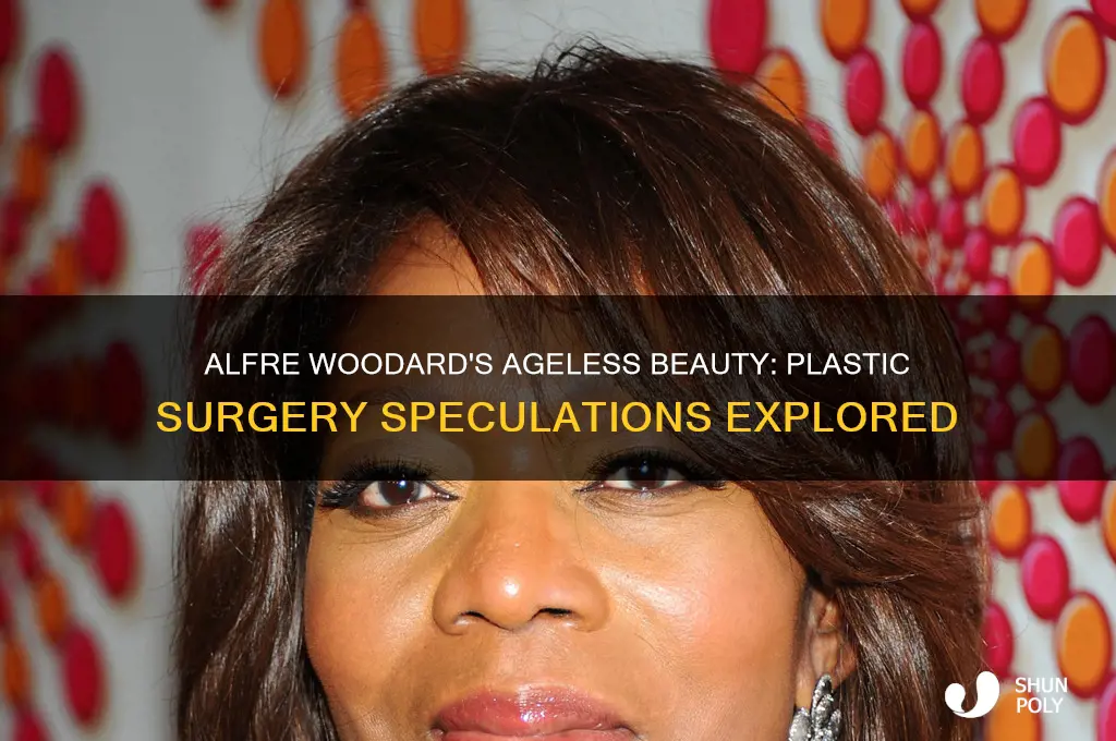 has alfre woodard had plastic surgery