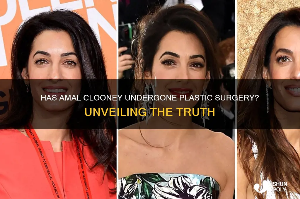 has amal had plastic surgery