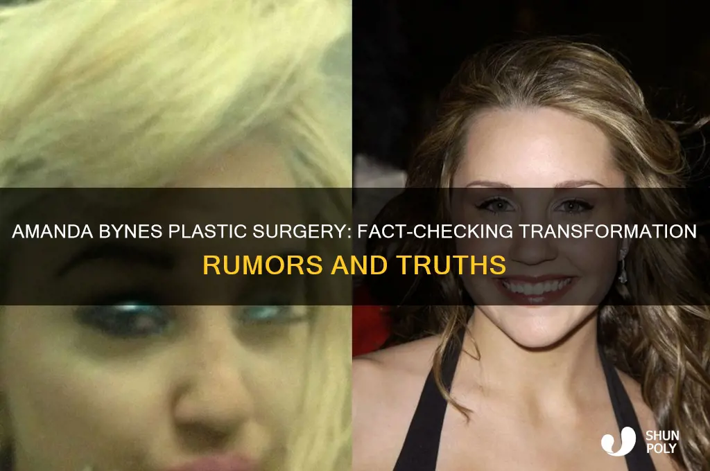 has amanda bynes had plastic surgery