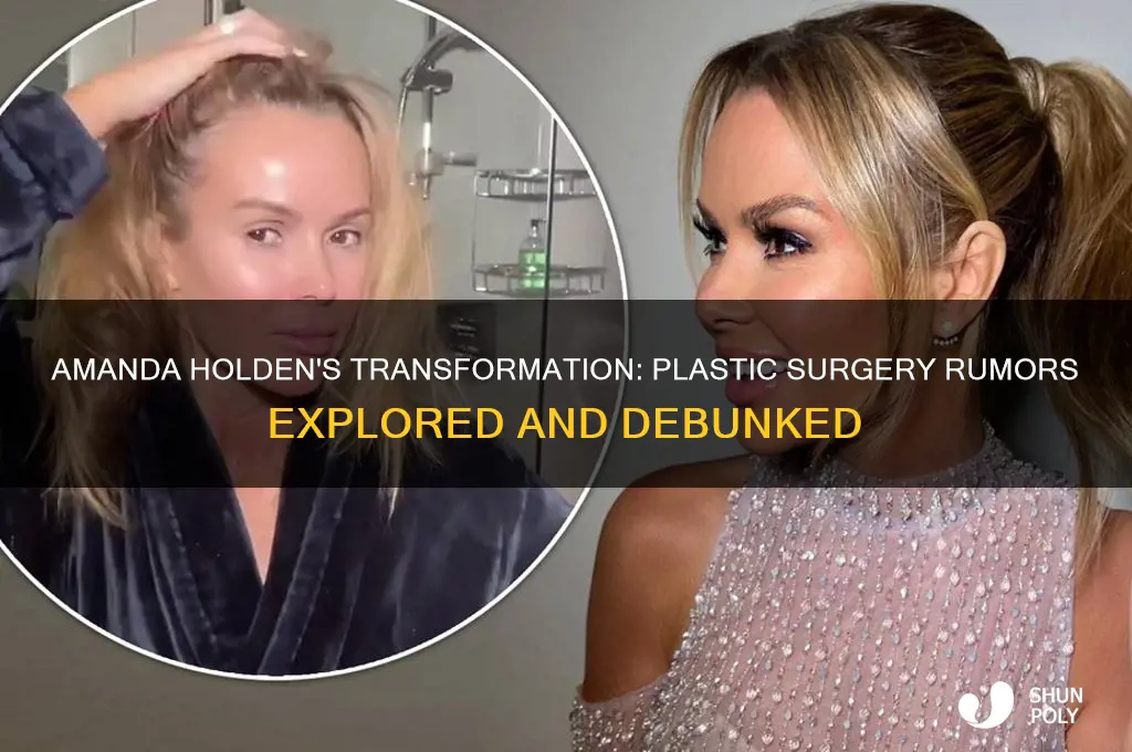 has amanda holden had plastic surgery