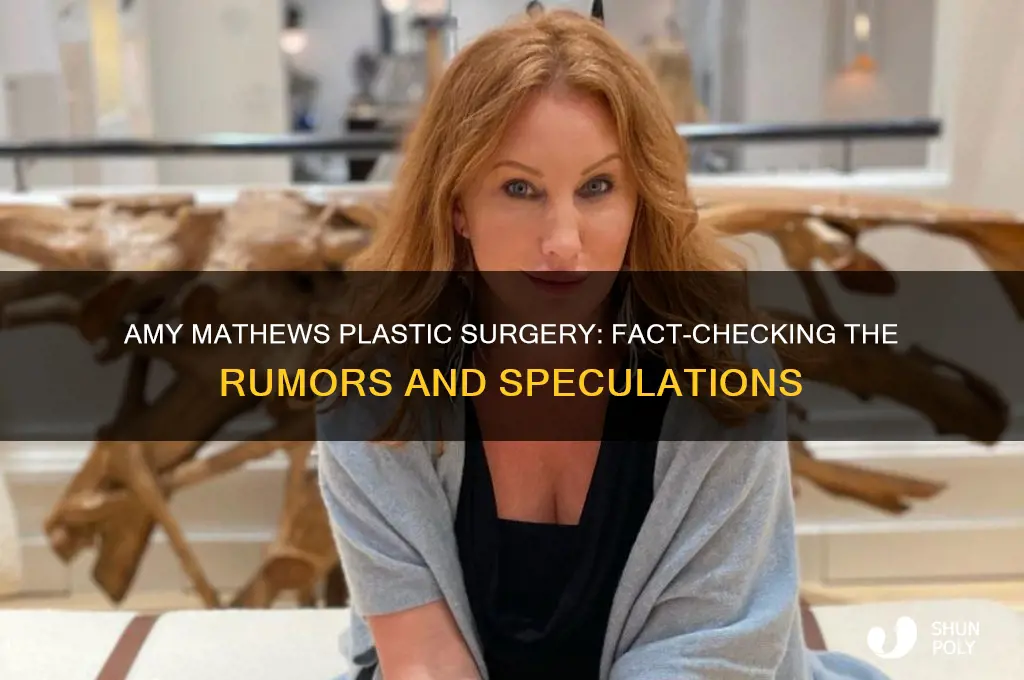 has amy mathews had plastic surgery