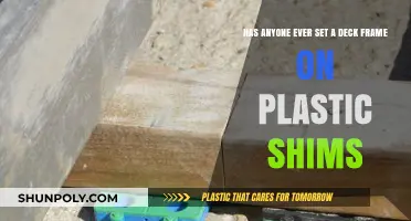 Innovative Deck Building: Exploring the Use of Plastic Shims for Frame Support