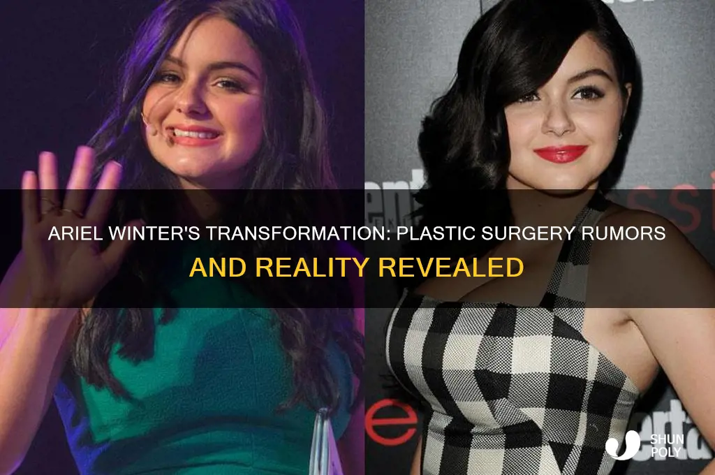 has ariel winter had plastic surgery