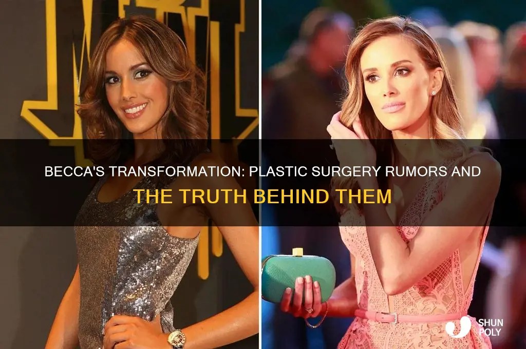 has becca had plastic surgery