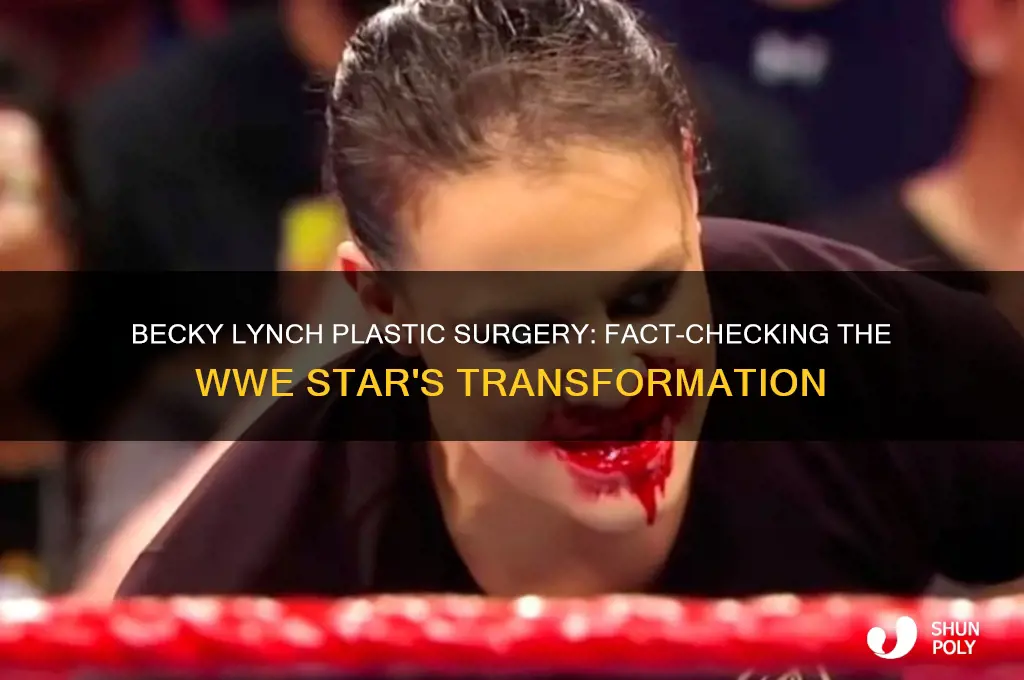 has becky lynch had plastic surgery