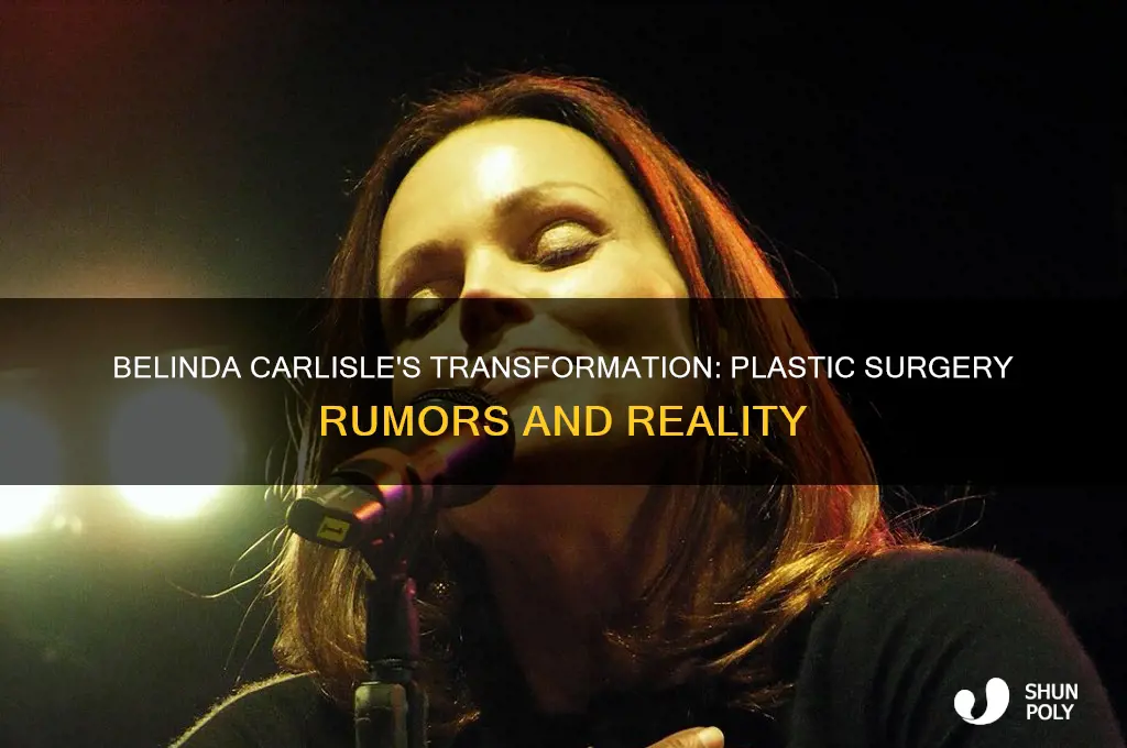 has belinda carlisle had plastic surgery
