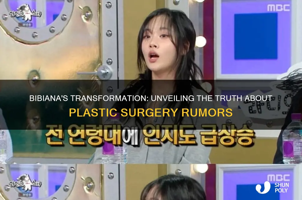has bibiana had plastic surgery