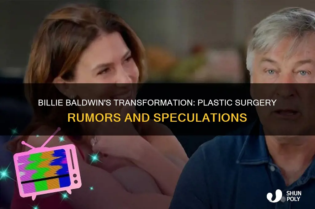 has billie baldwin had plastic surgery