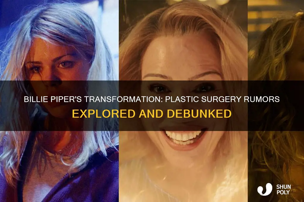 has billie piper had plastic surgery