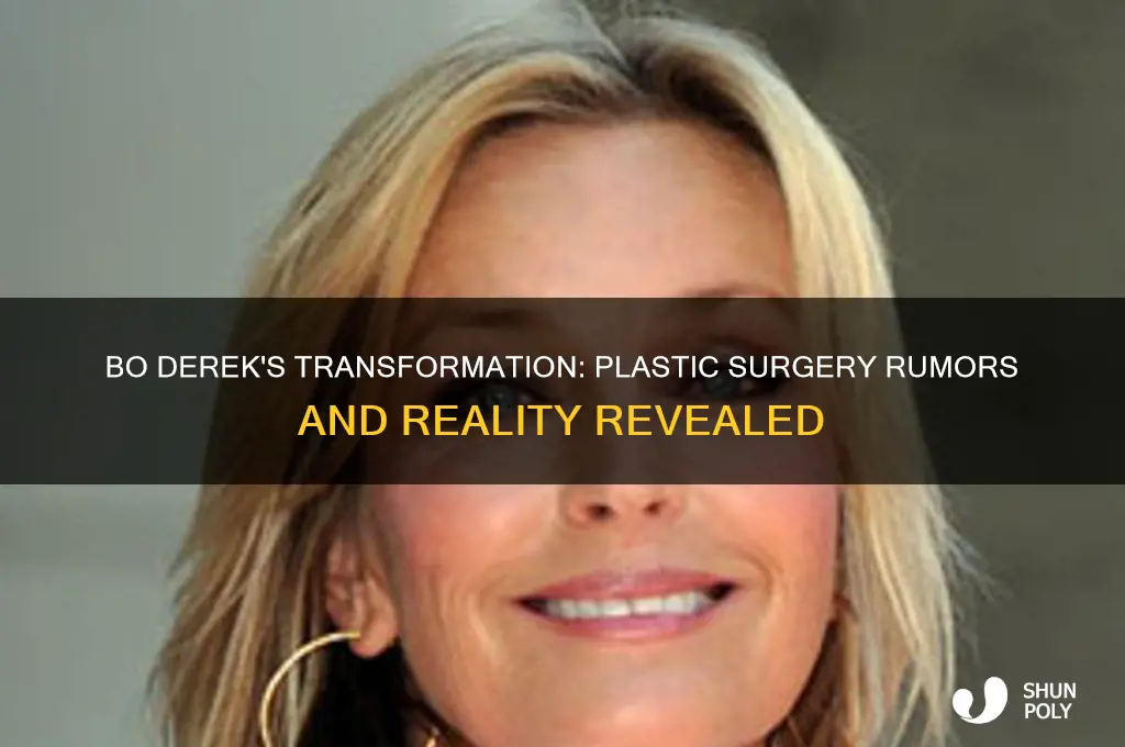 has bo derek had plastic surgery