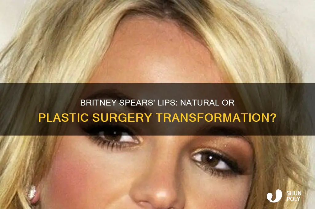 has britney spearks had plastic surgery on her mouth