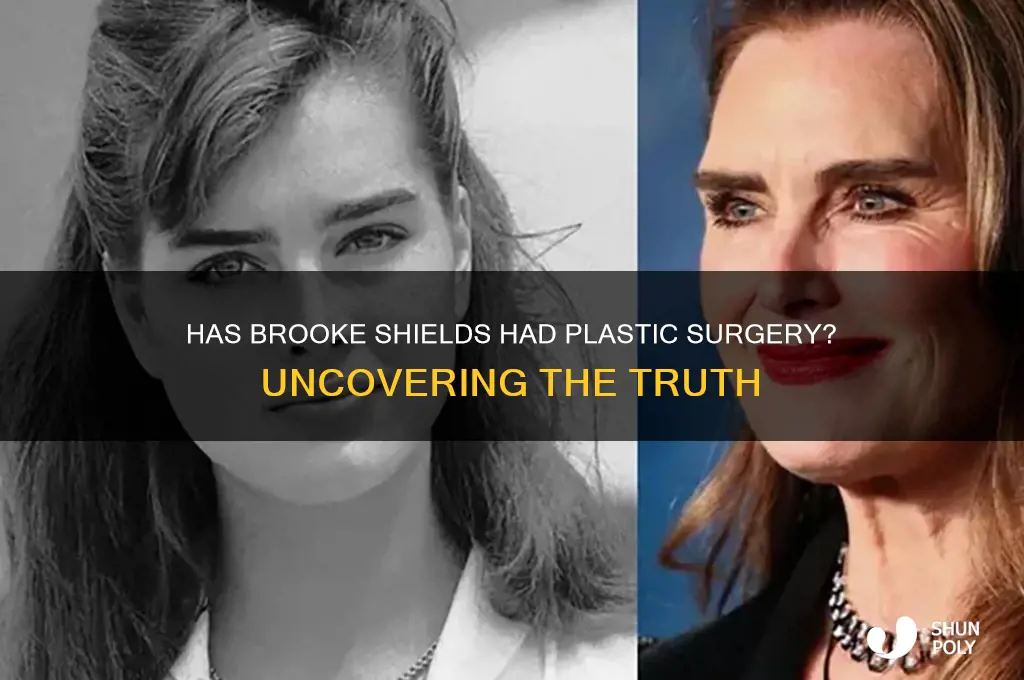 has brook sheilds had plastic surgery