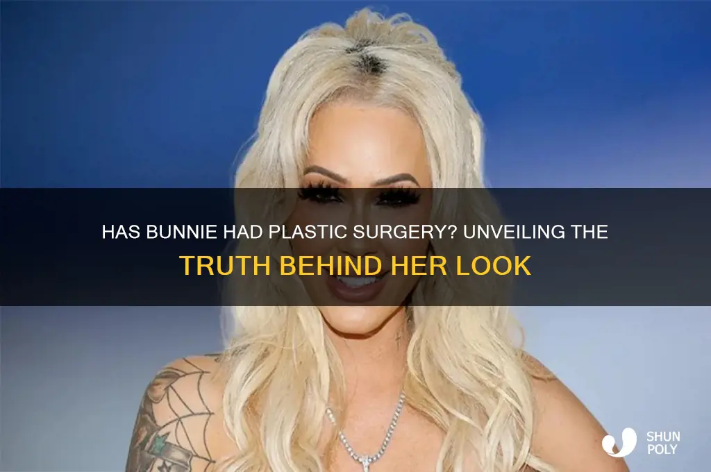 has bunnie had plastic surgery