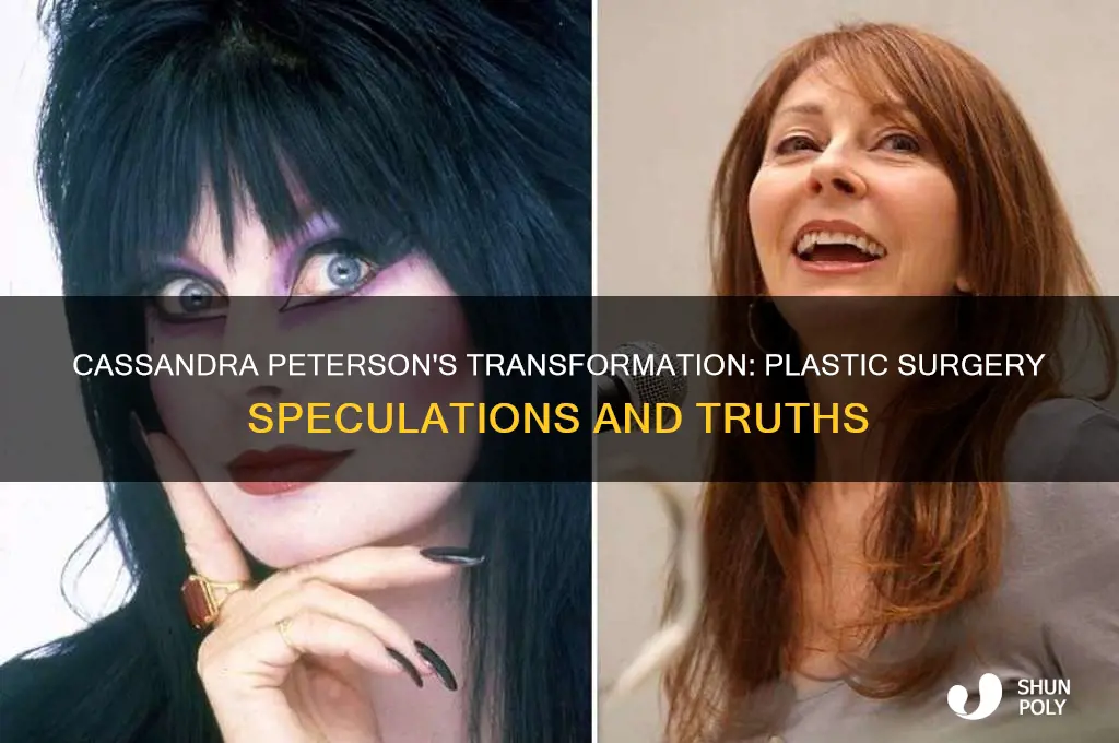 has cassandra peterson had plastic surgery