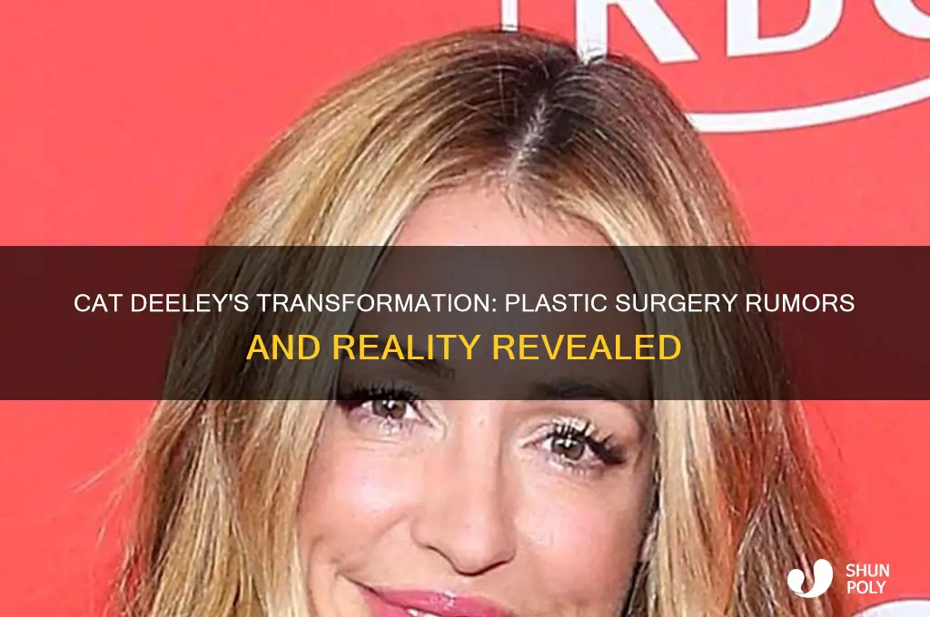 has cat deeley had plastic surgery