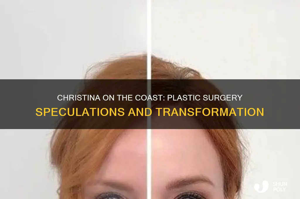 has christina on the coast had plastic surgery