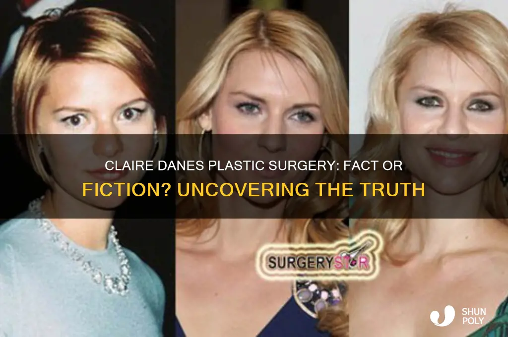 has claire danes had plastic surgery