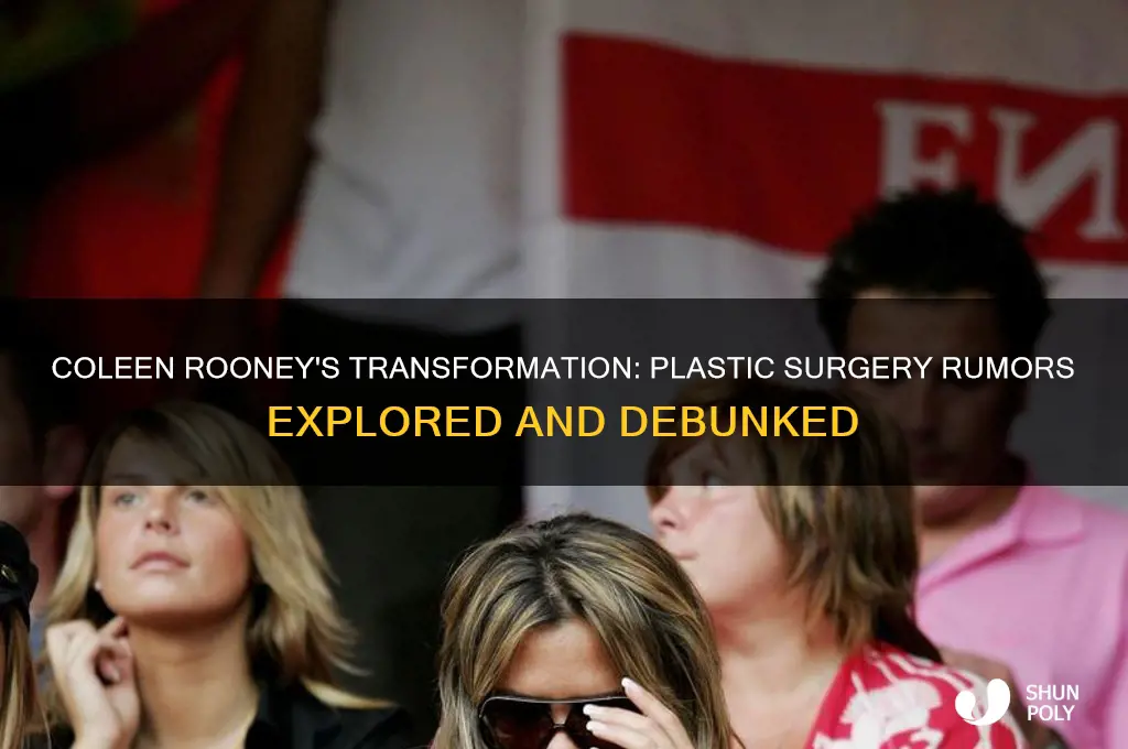 has coleen rooney had plastic surgery