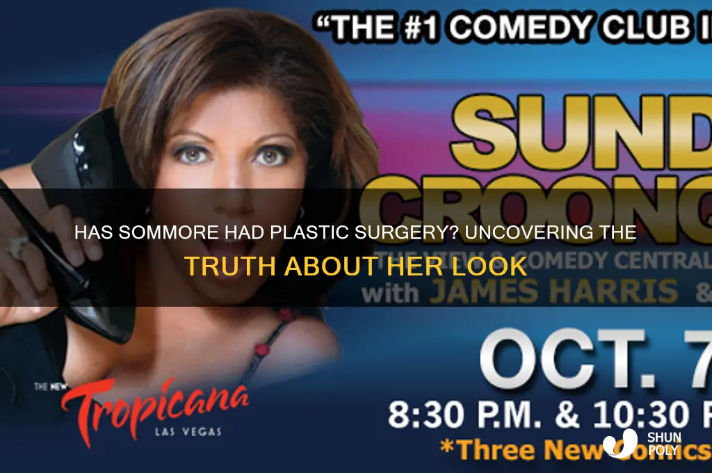 has comedian sommore ever had plastic surgery