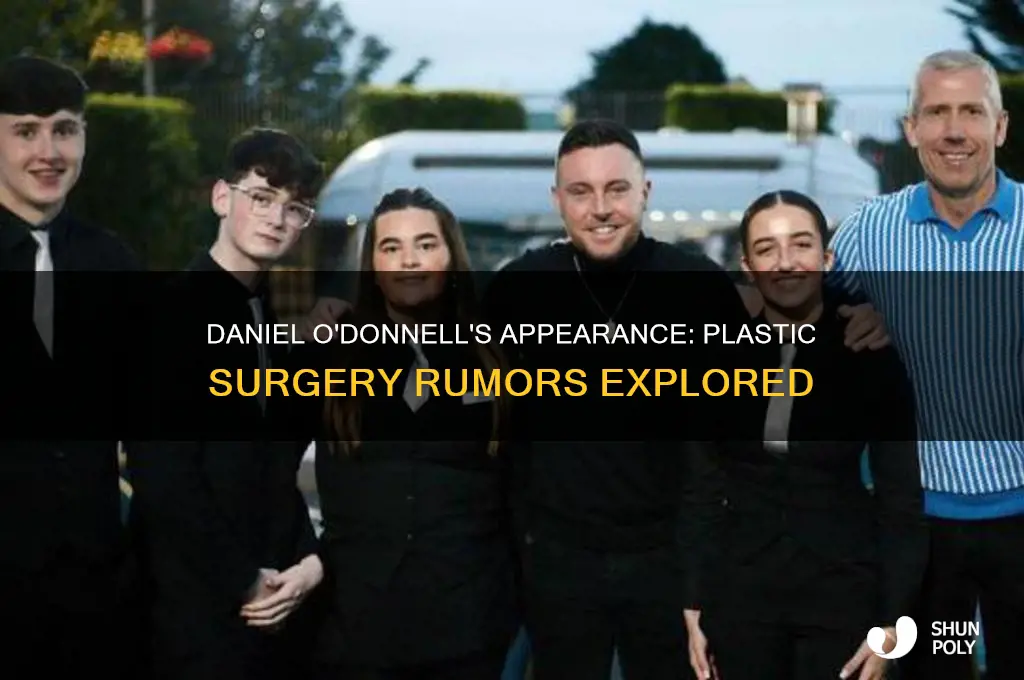 has daniel o donnell had plastic surgery