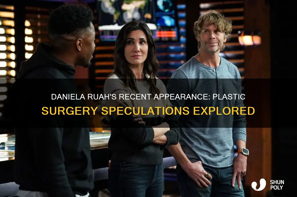 has daniela ruah had plastic surgery recently