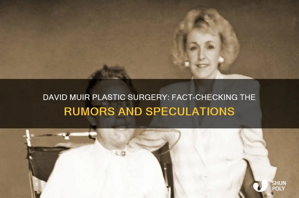 has david muir had plastic surgery