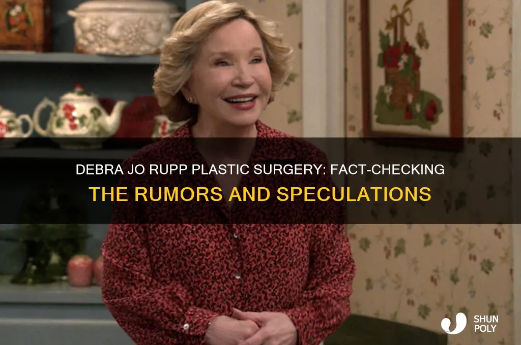 has debra jo rupp had plastic surgery