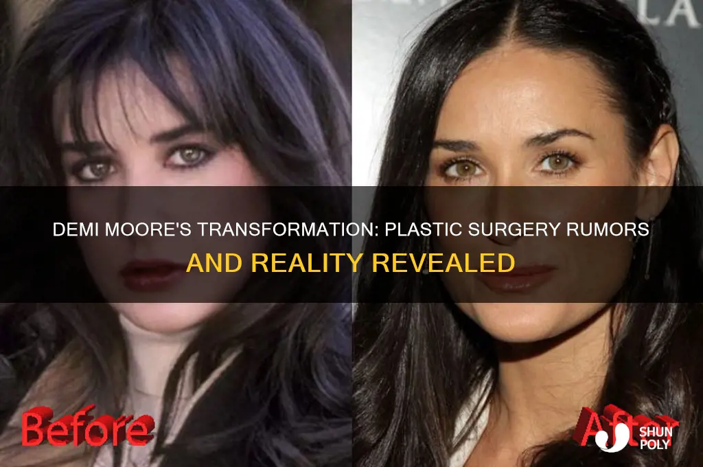 has demi moore gotten plastic surgery