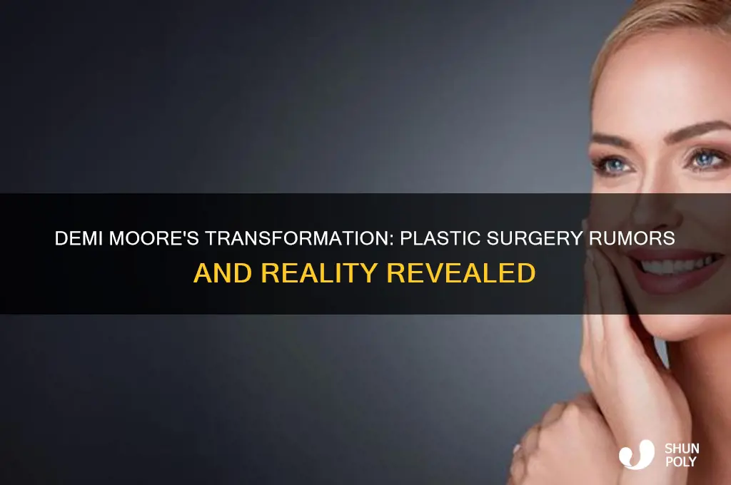 has demi moore had plastic surgery