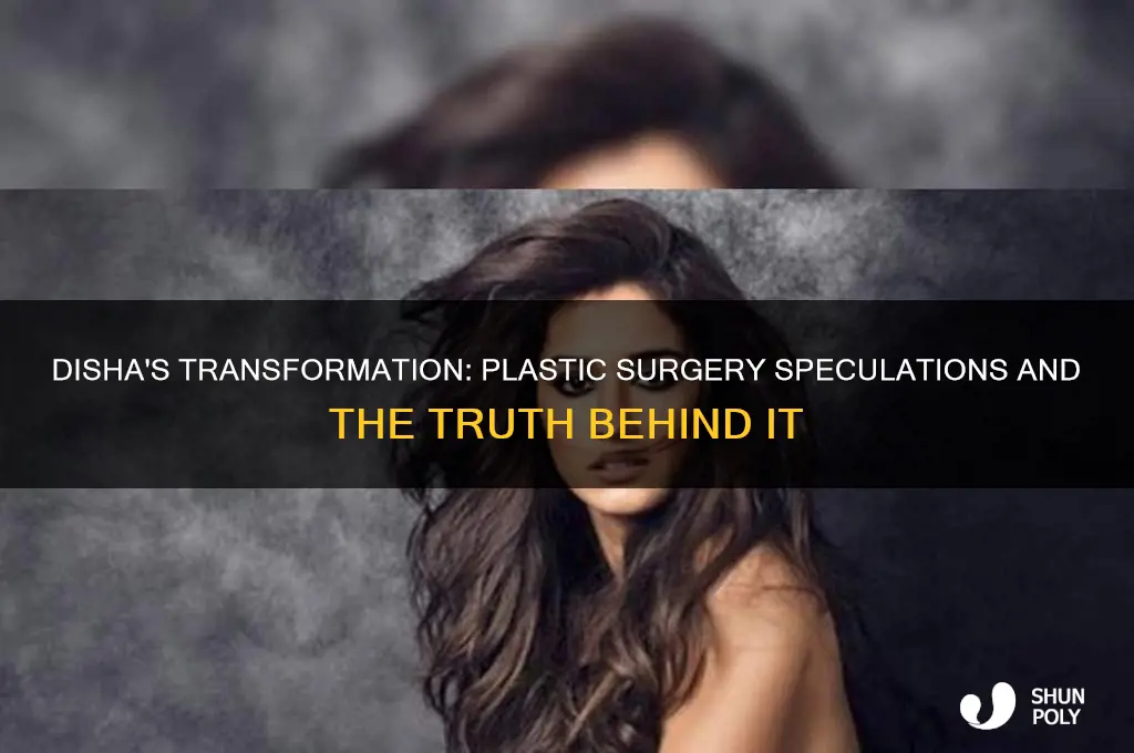 has disha done plastic surgery
