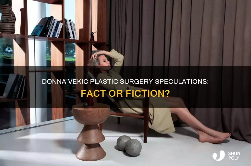 has donna vekic had plastic surgery
